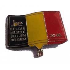 Belgian Flag Silver OO-BEL